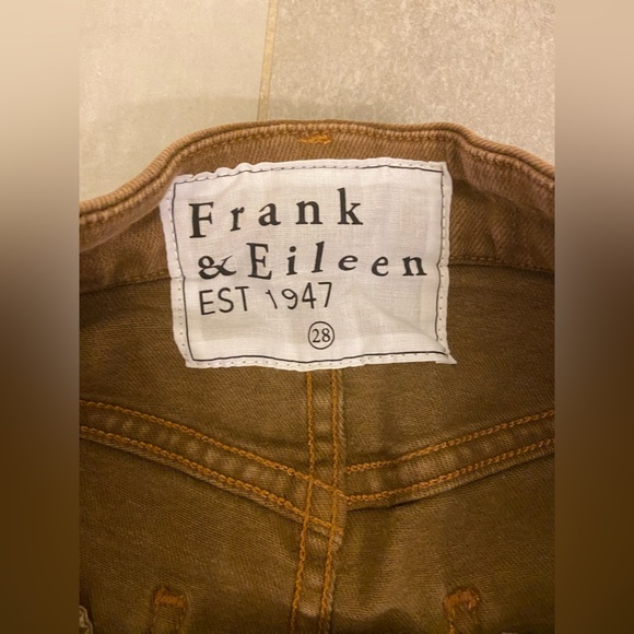 Frank & Eileen Derry Signature Jean Burnt Caramel Size  28 - Picture 7 of 12